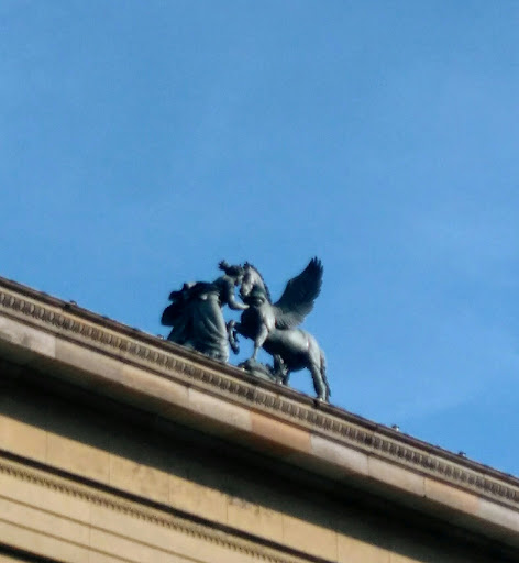 Pegasus von der Muse gelabt by