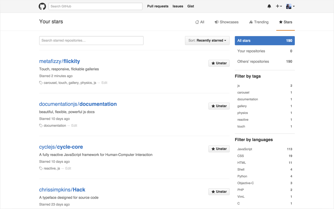 GitHub Stars Tagger Preview image 7