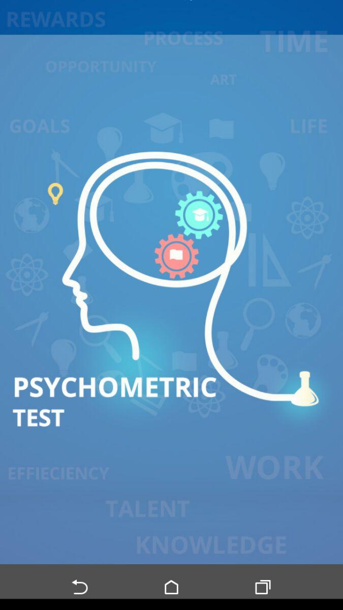 Psychometric Test Screen 2