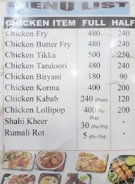 Aslam Chicken Corner menu 1