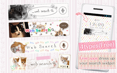 Kawaii Widget lovely cat screenshot 6