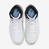 air jordan 1 mid se white/black/sail/blue gray