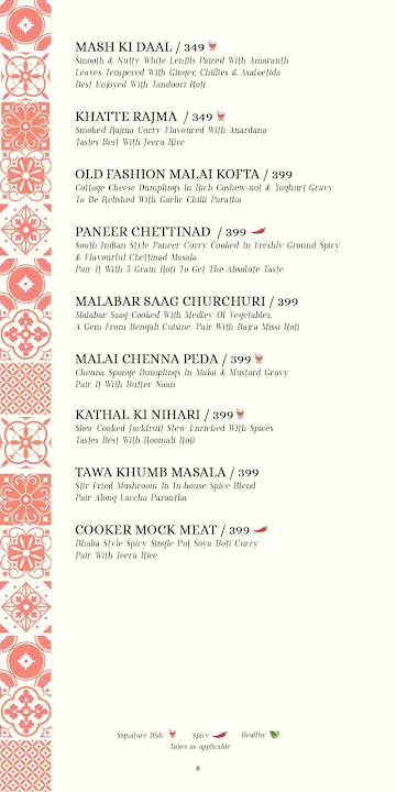 Masala Republic By Dadu's menu 