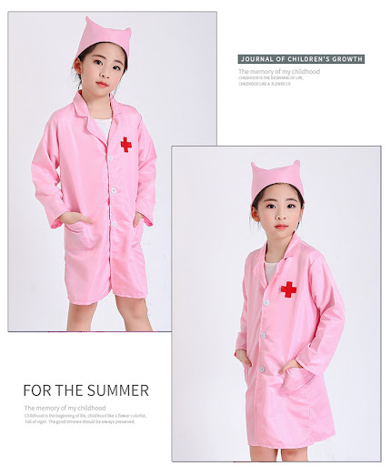Title 5, Childrens Doctors Overall Nurse Uniform Role-...