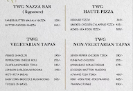 The White Bar menu 1