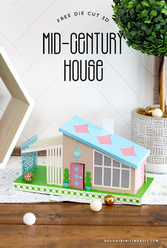 3D Mid-Century House – 3D House Cut File