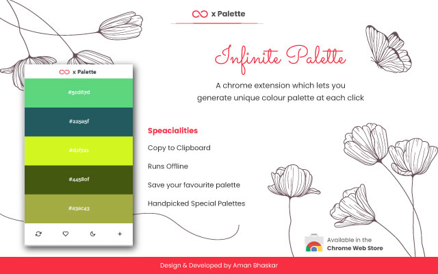 Infinite Palette chrome extension