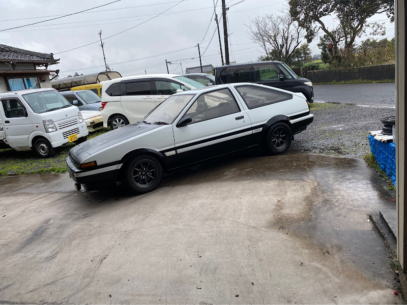 スプリンタートレノの鹿屋のハチロク・車検・ハチロク・鹿児島