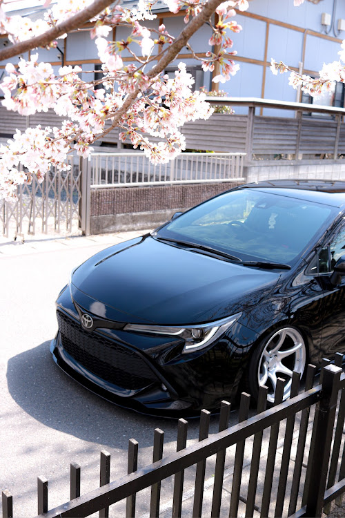 カローラスポーツの目指せPickUpCars・サクラと愛車・桜とコラボ・桜に関するカスタム事例の投稿画像1枚目