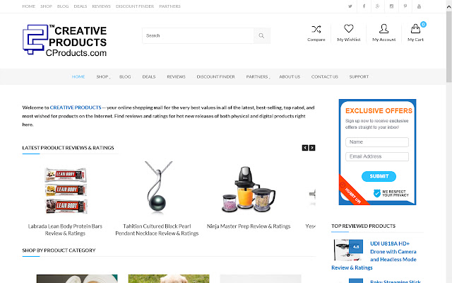 Creative Products for Chrome chrome extension