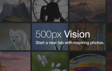 500px Photo New Tab - Inspiration small promo image