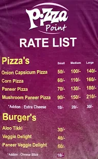 Pizza Point menu 2