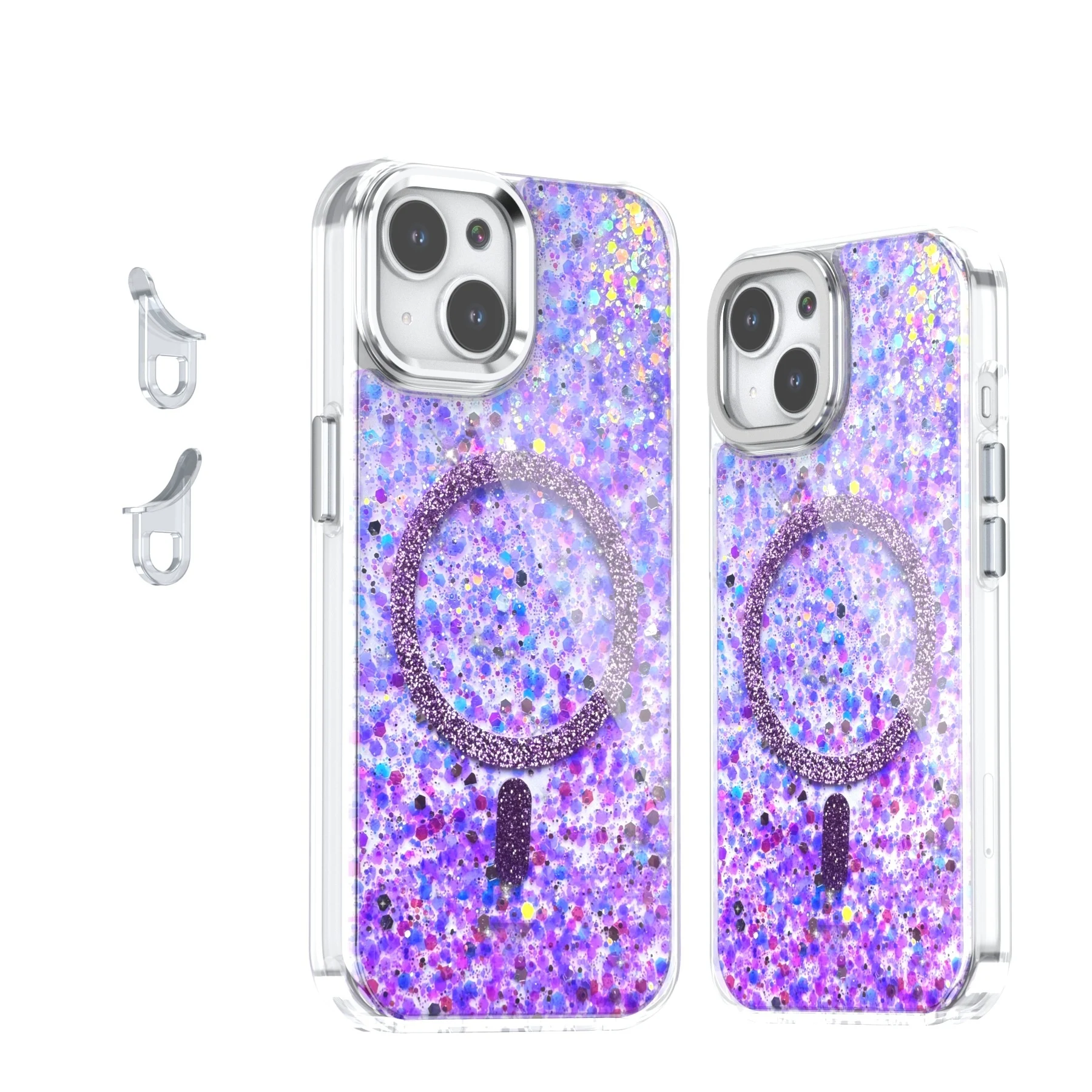 Title 5, Capinha Magnética para Celular com Glitter, Lan...