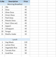 Engineers Cafe Keerai Vadai Unavagam menu 2