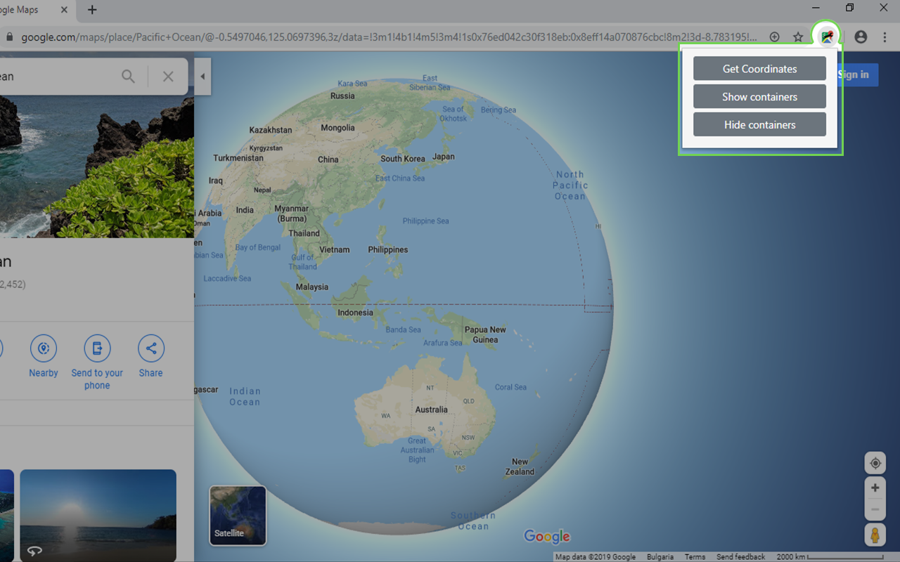 Show/Hide Google Maps Containers Preview image 1