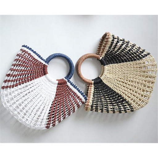Title 3, New Straw Bag Women Summer Hollow Bag Beach Bag...