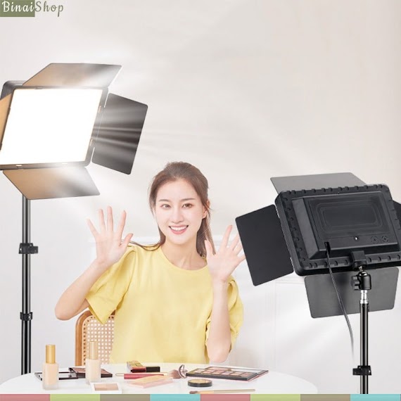 Đèn Rl - 900 - Đèn Led Barndoor Công Suất 85W Trợ Sáng Cho Quay Phim, Studio Nhỏ, Livestream