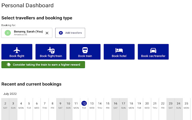 eco.mio | Reshaping Business Travel chrome extension