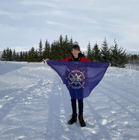 Flying the Group Flag in Iceland