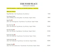 The Food Place menu 2