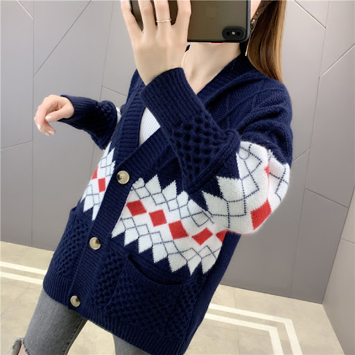 Title 9, Womens Korean-style Loose-fit Cardigan For Spr...