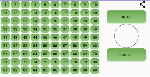 Screenshot HousieTambola Number Generator