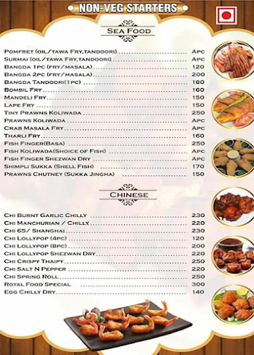 Foodway Family Restaurant menu 