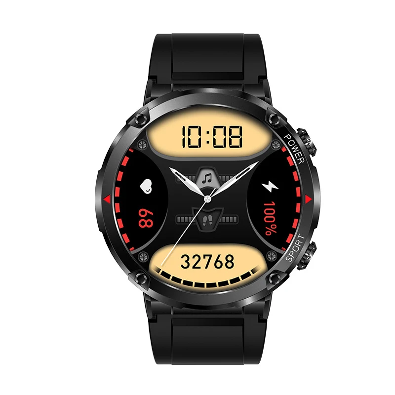 Large Screen HD Smartwatch for sports, features step counting, heart rate, blood pressure monitoring, and more fitness t