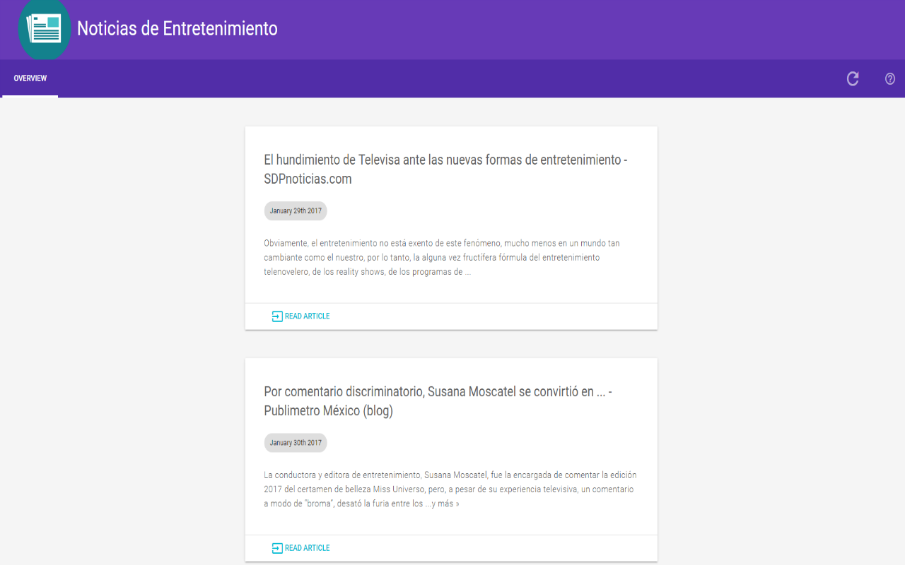 Noticias de Entretenimiento Preview image 1