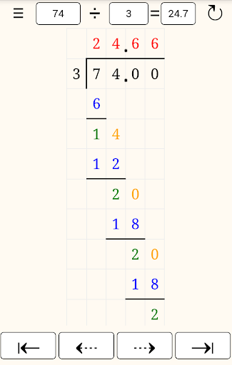 Math Division more Steps