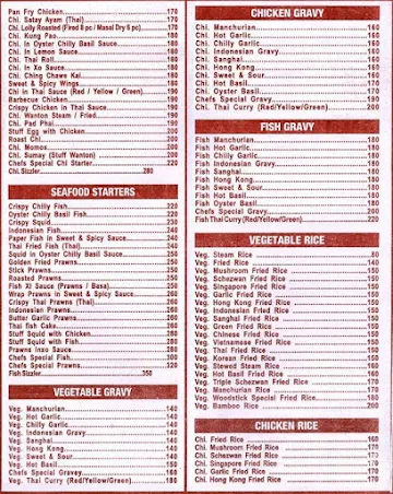 Wood Stick menu 