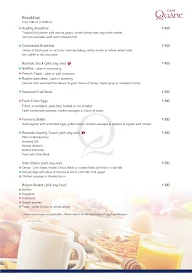 Cafe Quane - Ramada Lucknow menu 8