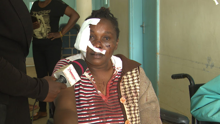 Susan Wairimu who was stabed by her husband