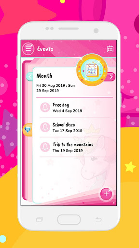 Unicorn School Organizer Planner