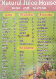 Natural Juice House menu 2