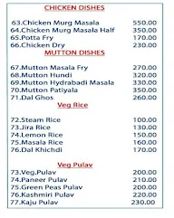 Om Sai Mihir Fast Food menu 1