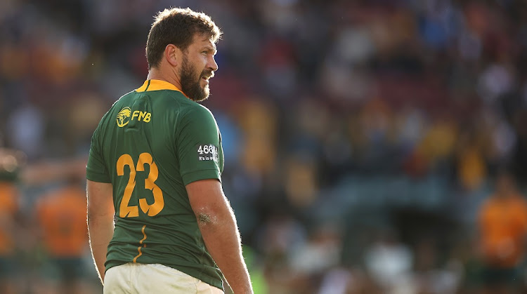 Veteran Springbok Frans Steyn during the Rugby Championship match against Australia at the Adelaide Oval.