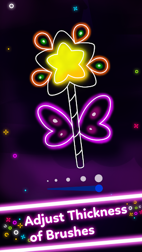 Screenshot Kids Doodle Glow Coloring Game