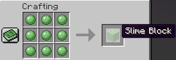 How to make a Slime Block in Minecraft