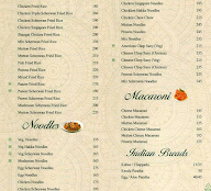 Savoury Sea Shell menu 5