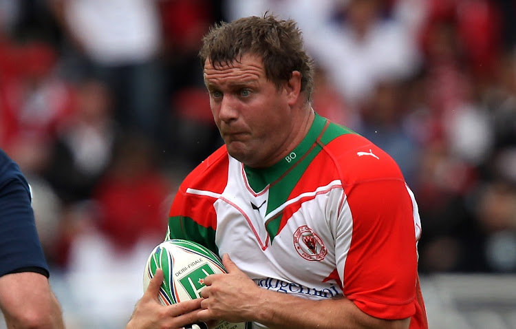 Campbell Johnstone of Biarritz runs with the ball during a Heineken Cup semifinal against Munsterin May 2010.