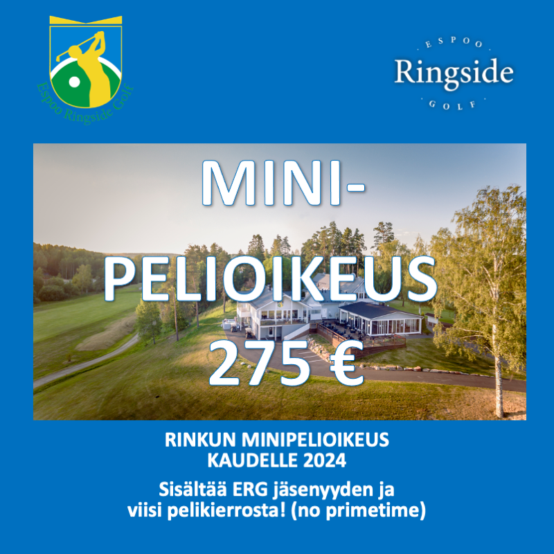 Minipelioikeus 2024 (uudelle jäsenelle)