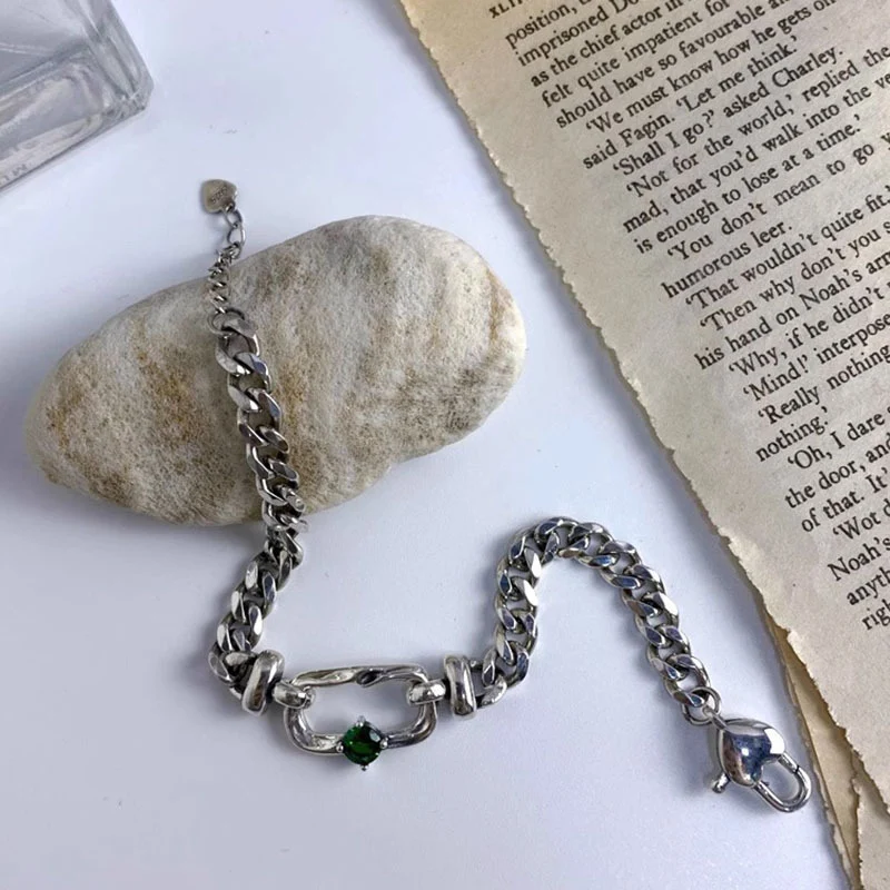 Title 3, Eenvoudige geometrische holle ring armband voor...