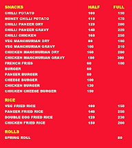 SNACKS POINT menu 2