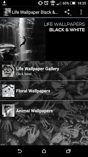 Life Wallpaper Black White