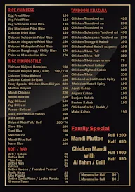 Malabar Express menu 2