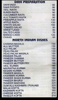 Kalpana Restaurant And Bar menu 5