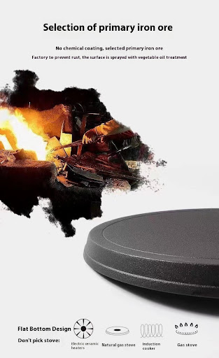 Title 1, Cast Iron Pan for home use, pancakes, and scall...