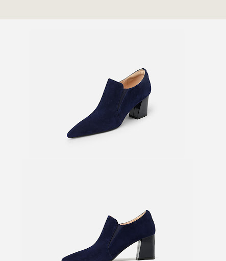 Title 6, Zapatillas de tacón grueso camel de nubuck con ...