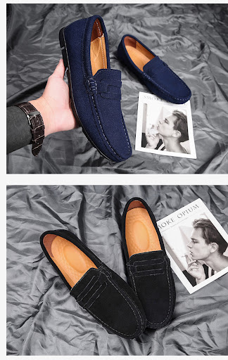 Title 3, Mens Authentic Leather British Style Slip-on G...